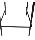 Tabouret snack mi-hauteur GRANO MINI noir intérieur ou extérieur - 