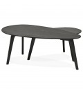 Tables gigognes design STOKOLM en bois noir - 