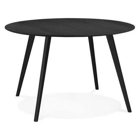 Table de cuisine ronde AMY noire diam. 120 cm - 