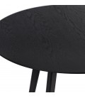 Table de cuisine ronde AMY noire diam. 120 cm - 