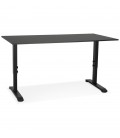 Bureau réglable en hauteur OSMOSE noir 160x80 cm - 