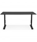 Bureau réglable en hauteur OSMOSE noir 160x80 cm - 