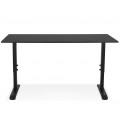 Bureau réglable en hauteur OSMOSE noir 160x80 cm - 