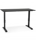 Bureau réglable en hauteur OSMOSE noir 140x70 cm - 