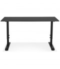 Bureau réglable en hauteur OSMOSE noir 140x70 cm - 