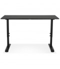 Bureau réglable en hauteur OSMOSE noir 140x70 cm - 