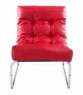 Fauteuil lounge LOFT rouge - 