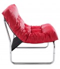 Fauteuil lounge LOFT rouge - 