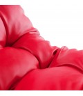 Fauteuil lounge LOFT rouge - 