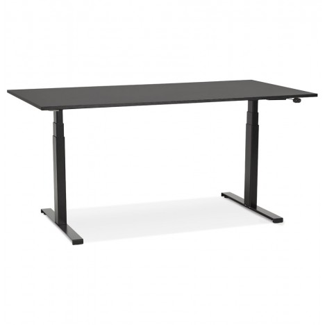 Bureau assis debout électrique TRONIK noir 140x70 cm - 