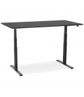 Bureau assis debout électrique TRONIK noir 140x70 cm - 