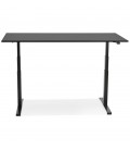 Bureau assis debout électrique TRONIK noir 140x70 cm - 