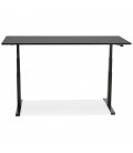 Bureau ergonomique électrique TRONIK noir 160x80 cm - 