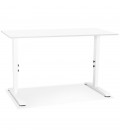 Bureau réglable en hauteur OSMOSE blanc 140x70 cm - 