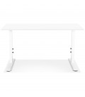 Bureau réglable en hauteur OSMOSE blanc 140x70 cm - 