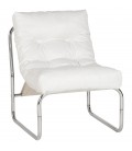 Fauteuil lounge LOFT blanc - 