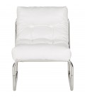 Fauteuil lounge LOFT blanc - 