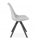 Chaise design PIPA grise - 