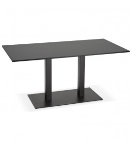 Table ou bureau design AUSTIN noir 160x80 cm