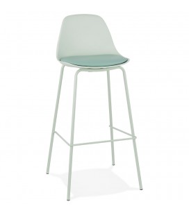 Tabouret de bar COOKIE vert clair style industriel