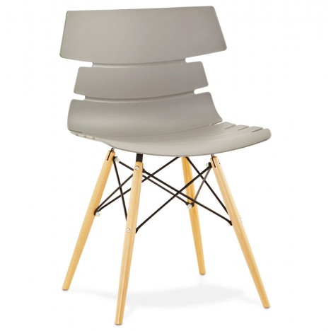 Chaise moderne SOFY grise style scandinave - 