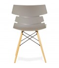 Chaise moderne SOFY grise style scandinave - 