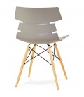 Chaise moderne SOFY grise style scandinave - 
