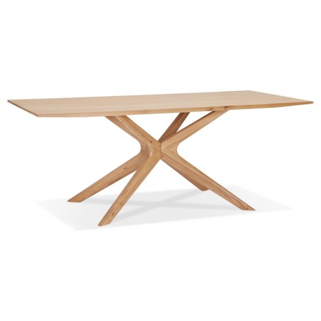 Table de salle à manger MANITOU en chêne massif 195x95 cm - 