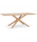 Table de salle à manger MANITOU en chêne massif 195x95 cm - 