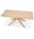 Table de salle à manger MANITOU en chêne massif 195x95 cm - 