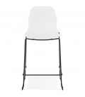 Tabouret snack mi-hauteur BERLIN MINI blanc empilable moderne - 