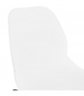 Tabouret snack mi-hauteur BERLIN MINI blanc empilable moderne - 