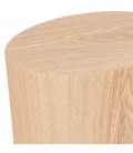 Set de 2 tables d'appoint SOKLE en bois finition naturelle - 