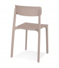 Chaise intérieur ou extérieur TROPICAL en résine synthétique beige - 
