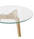 Tables gigognes ronde LOVYOU en verre - 