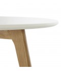 Table basse de salon ronde KOFY style scandinave - 