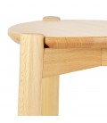 Tabouret de snack mi-hauteur TIARA MINI en frêne naturel - 