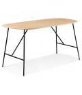 Petite table bureau FIONA en bois finition Chêne naturel - 