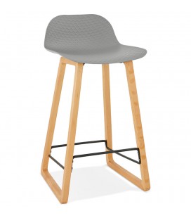 Tabouret snack mi-hauteur MAKI MINI gris style scandinave