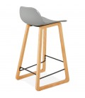 Tabouret snack mi-hauteur MAKI MINI gris style scandinave - 