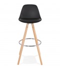 Tabouret de bar design TATAMI noir - 