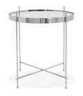 Table d'appoint pliable KOLOS couleur chrome - 