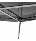 Table d'appoint pliable KOLOS couleur chrome - 