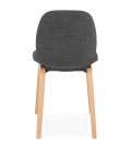 Chaise de salle à manger CELTIK en tissu gris style scandinave - 