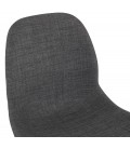 Chaise de salle à manger CELTIK en tissu gris style scandinave - 