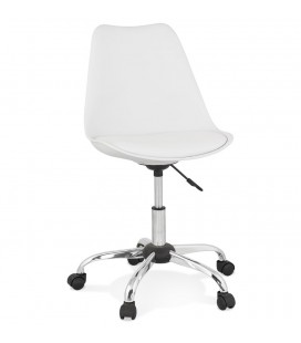 Chaise de bureau MONKY blanche design