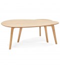 Tables gigognes design STOKOLM en bois finition naturelle - 
