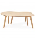 Tables gigognes design STOKOLM en bois finition naturelle - 