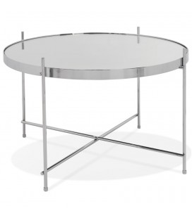 Table basse KOLOS MEDIUM couleur chrome