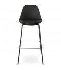 Tabouret de bar COOKIE noir style industriel - 